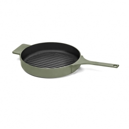 SERAX-SergioHerman-SurfaceGrillpan26cm-Camogreen