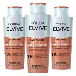 3xLOralElviveFiberBoosterAnti-HaaruitvalShampoo200ml
