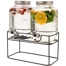 CookinglifeDubbeleDrankdispenser-methouder-2x4liter