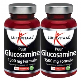 GratisVerzending2xLucovitaalGlucosamineVeganPuur120tabletten