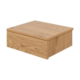 LisommeBramZwevendHoutenNachtkastjemetLade-Bruin