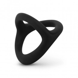 EasytoysFlexibeleMultifunctioneleCockringZwart
