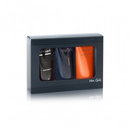 3xVanGilsGeschenksetDouchegelsVanGilsI150mlBasicInstinct150mlenStrictlyforMen150ml1set
