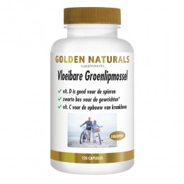 GratisVerzending2xGoldenNaturalsVloeibareGroenlipmossel120softgels