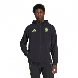 adidasRealMadridVisTechVestZwartLichtgroen