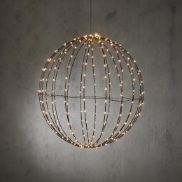 LucaLightingKerstverlichtingBalmetWarmWitteLED-50cm-Zwart