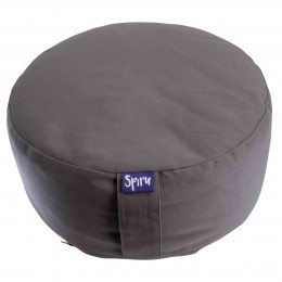 SpiruMeditatiekussenRondKatoenAntraciet-36x15cm