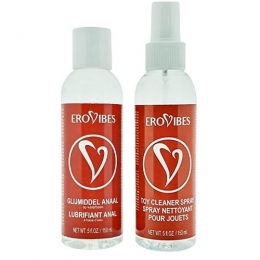 ErovibesGlijmiddelAnaalOpWaterbasis150mlGRATISToyCleaner