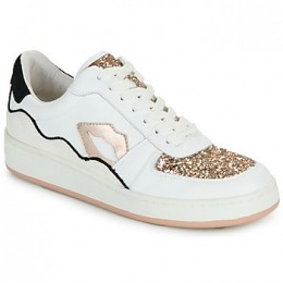 LageSneakersBonsbaisersdePanameLOULOUBLANCROSEGOLDGLITTER