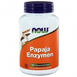 GratisVerzendingNOWPapayaEnzymen180kauwtabletten