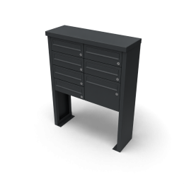 Multiboxbrievenbus2breed4hoogzwartIGeroba-Geroba