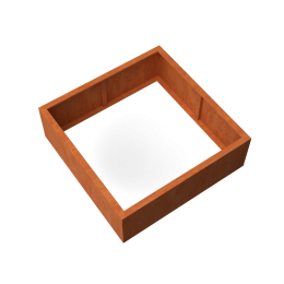 ArtesaRechthoekigeplantenbakcortenstaalL120xB120xH40cmzonderbodemGeroba-Geroba