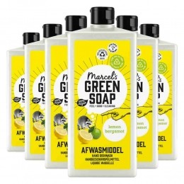 6xMarcelsGreenSoapAfwasmiddelLemonBergamot500ml