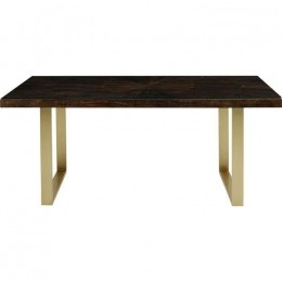 KareDesignConleyEettafel180X90Cm-HoutEnMessing