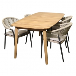 BellaCasinoDiningset160x90x76cmBuitengewoondeBoet-Buitengewoondeboet