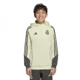 adidasRealMadridTrackHoodie2025-2026KidsLichtgroenGrijs