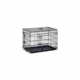 BeezteesHondenbenchZwart2DeursM81cm