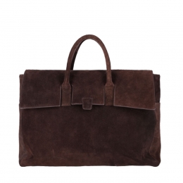 Donkerbruinesudeweekendtas