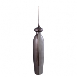 PTMDElinurCreamGlassBottleStatueWithAluTopL