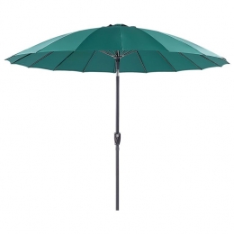Beliani-BAIA-Parasol-Groen-270cm-Polyester