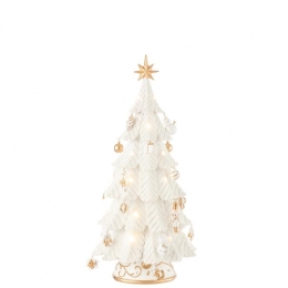 J-LinedecoratieKerstboomOrnamenten-polyresin-witgoud-small-LEDlichtjes