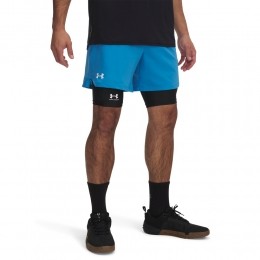 UnderArmourVanishTrainingsbroekjeWovenFelblauwWit