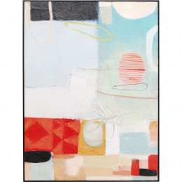 SchilderijAllegroCircles90x120cmKareDesign