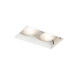 QAZQAModerneinbouwspotwitGU10trimless2-lichts-Oneon