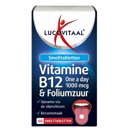 GratisVerzending2xLucovitaalVitamineB12Foliumzuur60smelttabletten