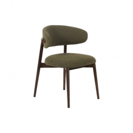 GoossensEetkamerstoelDiede-Bouclzonderarmleuning