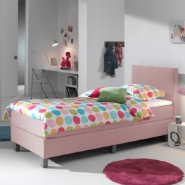 BoxspringMilaRoze1-persoons90x200cm