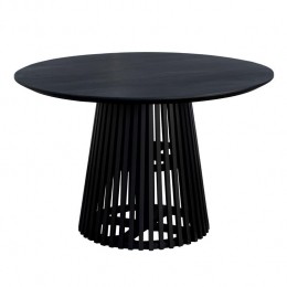 LewisLoftEettafelLevi-Rond-120cm-Zwart