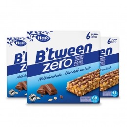 3xHeroBtweenMueslireepZeroMelkchocolade6x20gr