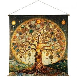 SchilderijenSignesGrimaltLevensboomOprolbaarCanvas