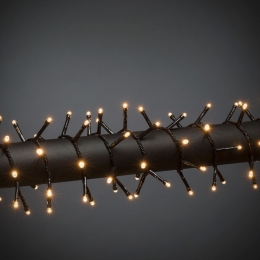 2-packLEDClusterverlichtingvoorbinnen-2100KAmber-200LEDs-44meterpersnoer-IP20-Kerstverlichting-Incltransformator
