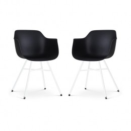 NolonNoa-PukEetkamerstoelenSetvan2-Zwart-WitOnderstel