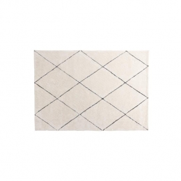RebellenclubVarkausVloerkleed290x200cm-Zwartwit