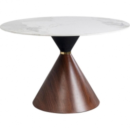EettafelCono120cmkeramiekKareDesign