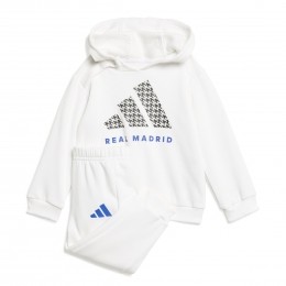 adidasRealMadridDNAJoggingspak2025-2026BabyPeutersWitBlauwZwart