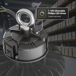 Triton-LEDHighBay-150Watt26250Lumen-175lmW-SamsungLEDaposs-4000KNeutralwit-IP65Waterdicht-IK09-1-10VDimbaar-metPhilipsDri