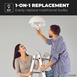 E27LEDLamp-15Watt1521lumen-6500Kdaglichtwitlicht-Grotefitting-Vervangt100Watt