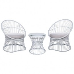 Beliani-MESYNA-Bistroset-Wit-Rotan