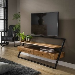 TV-meubelTinyAcaciamet2laden-Massiefacacianaturel