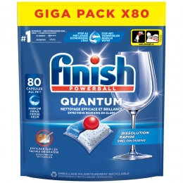 6xFinishVaatwastablettenQuantumAllin1Regular80stuks