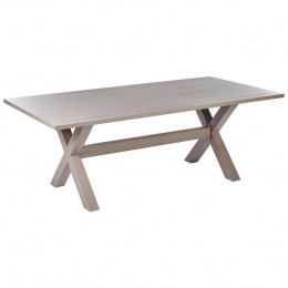 Beliani-CASCAIS-Tuintafel-Beige-105x200cm-Aluminium