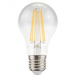E27LEDFilamentLampA60-EnergielabelA-75Watt-1521Lumen-2700KWarmWit-Transparantglas