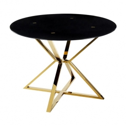 Beliani-BOSCO-Eettafel-Zwart-Veiligheidsglas