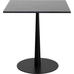 EettafelBistrotCapri70x70cmzwartgranietKareDesign