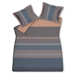 DekbedovertrekWanderOceanview140x200220cmBruinBlauw