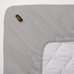 Superieur-Hoeslaken-Katoen-Grijs-90x200cm